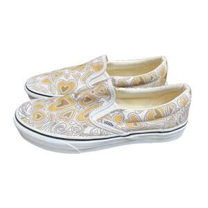 Vans Classic Slip On Trippy Hearts Women's 10 Men's 8.5